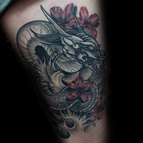 tatuagem flor de cerejeira 130