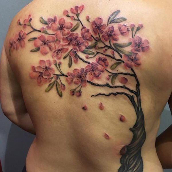 tatuagem flor de cerejeira 149