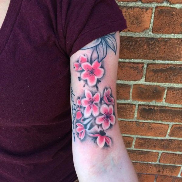 tatuagem flor de cerejeira 152