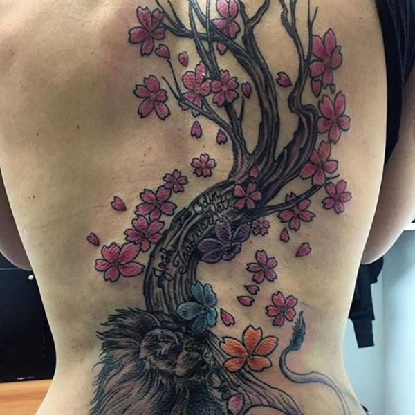 tatuagem flor de cerejeira 160