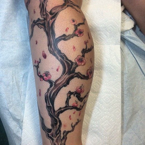 tatuagem flor de cerejeira 164