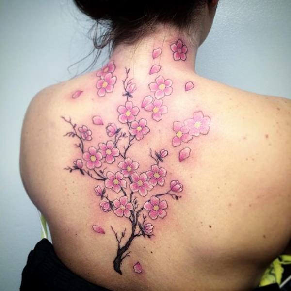 tatuagem flor de cerejeira 171