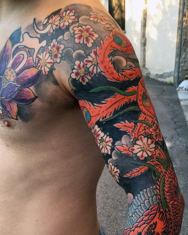 tatuagem flor de cerejeira 179