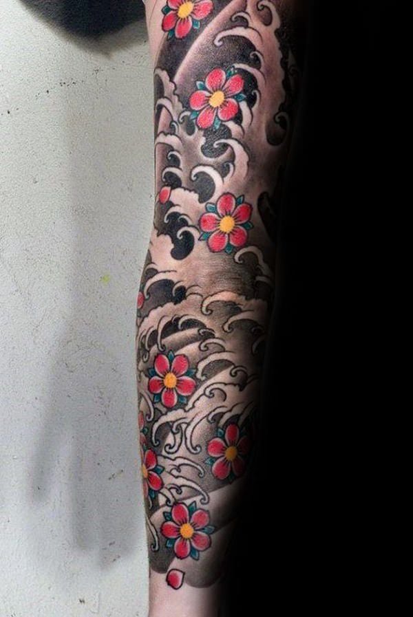 tatuagem flor de cerejeira 180