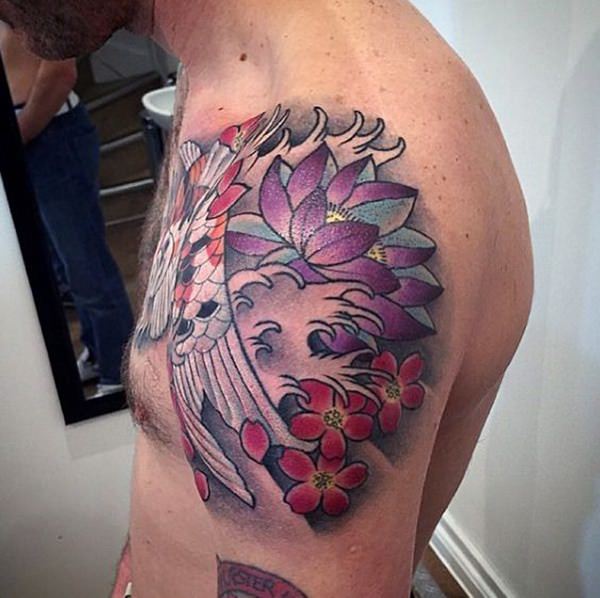 tatuagem flor de cerejeira 189
