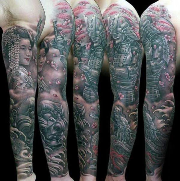 tatuagem flor de cerejeira 192