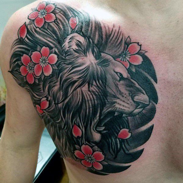 tatuagem flor de cerejeira 193