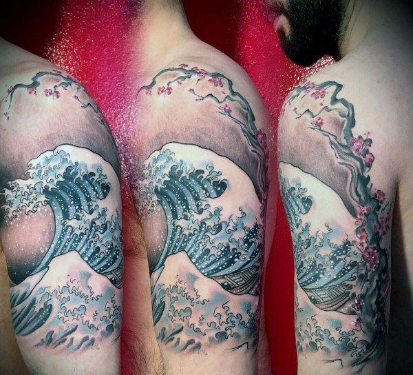 tatuagem flor de cerejeira 199