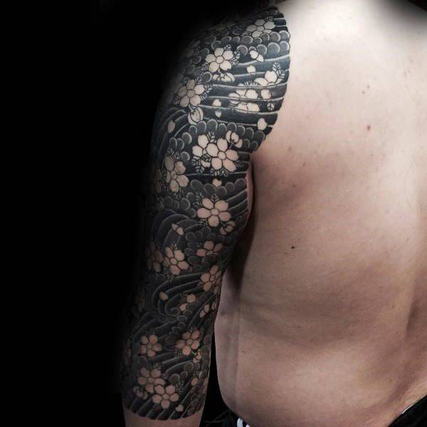 tatuagem flor de cerejeira 202