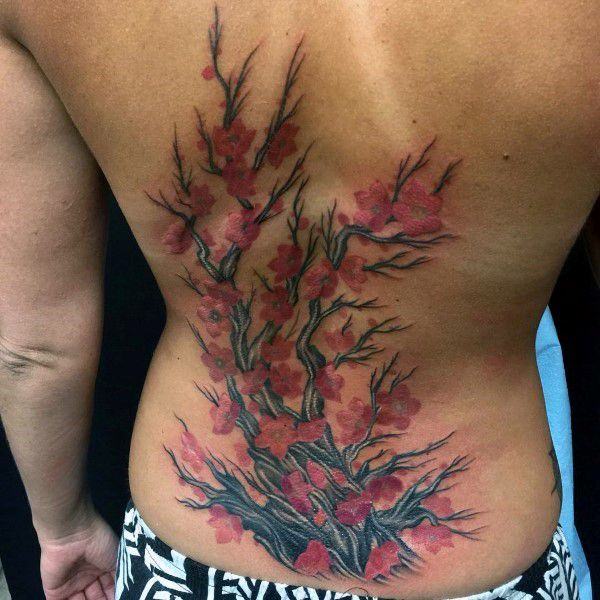 tatuagem flor de cerejeira 206