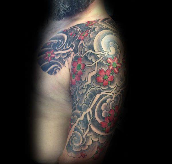 tatuagem flor de cerejeira 219