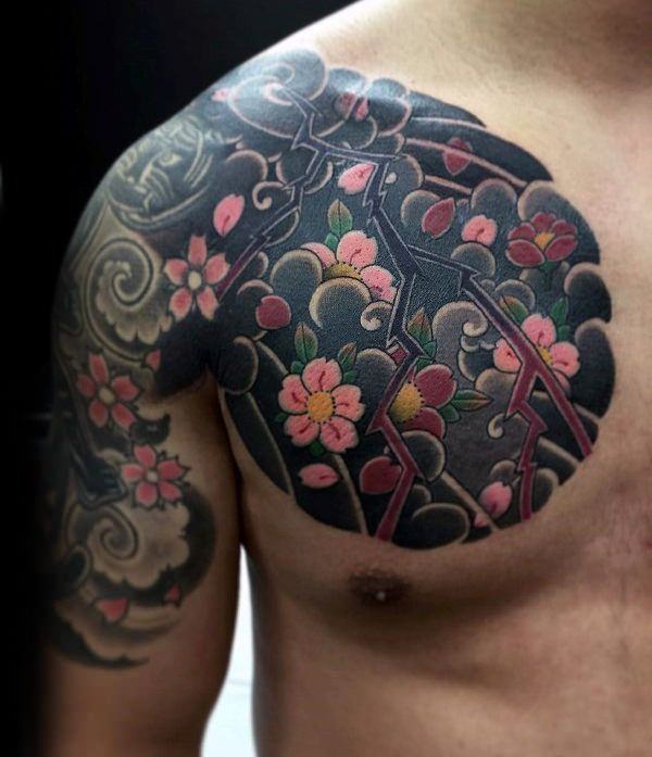 tatuagem flor de cerejeira 236