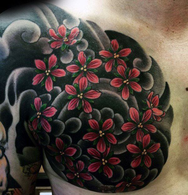 tatuagem flor de cerejeira 258