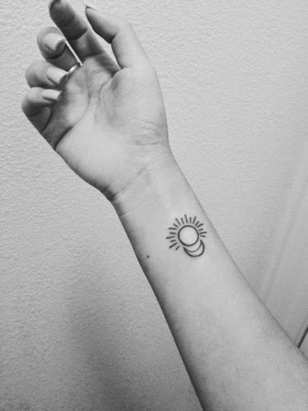 175 tatuagens do sol (e o seu significado)