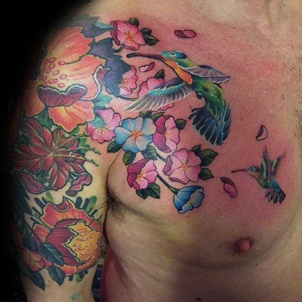 tatuagem beija flor 158