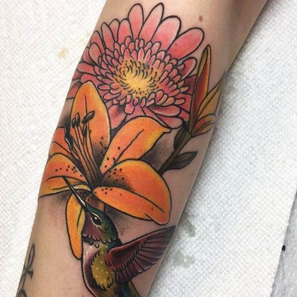 tatuagem beija flor 207