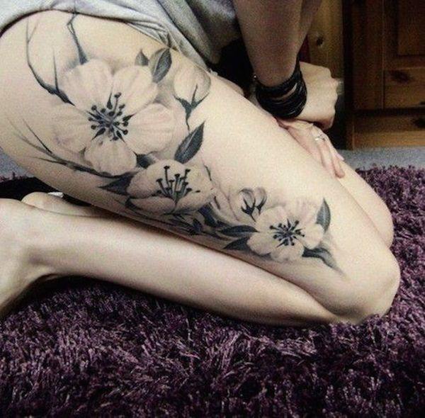 tatuagem coxa perna 133