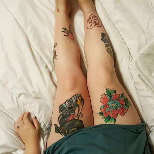 tatuagem coxa perna 152