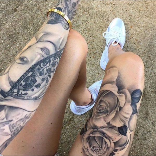 tatuagem coxa perna 211