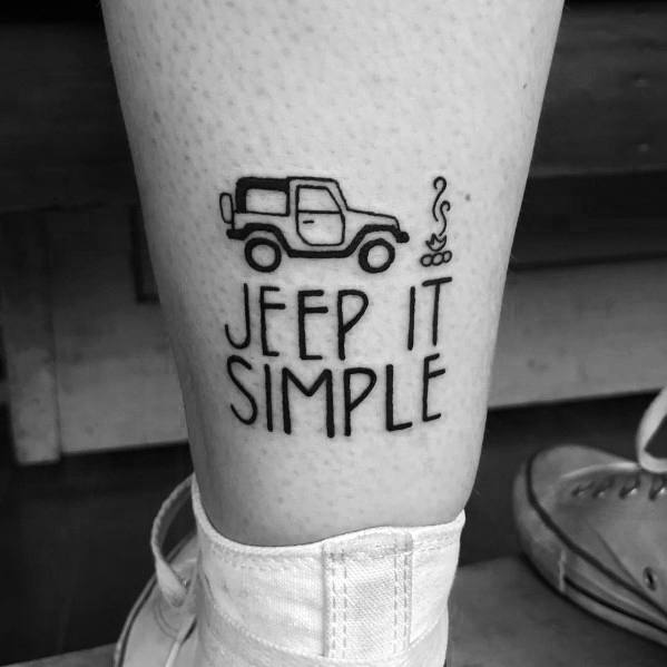 tatuagem jeep 100