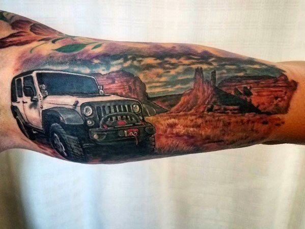 tatuagem jeep 142