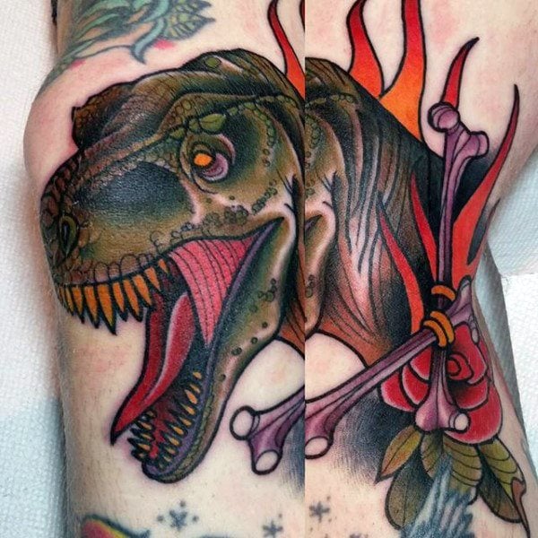 tatuagem dinossauro 70