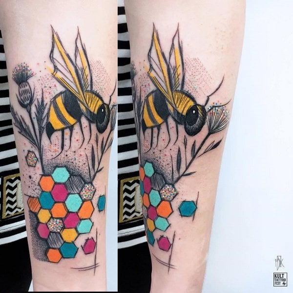 tatuagem abelha 493