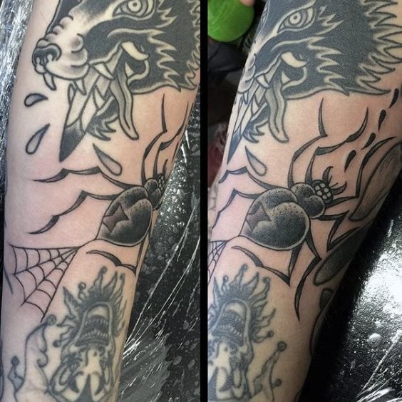 tatuagem aranha 896