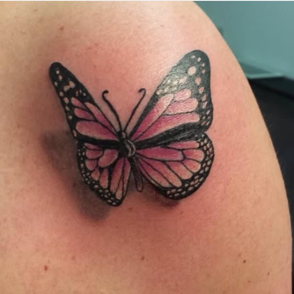 tatuagem borboleta 558