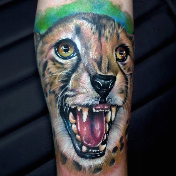 tatuagem leopardo 258