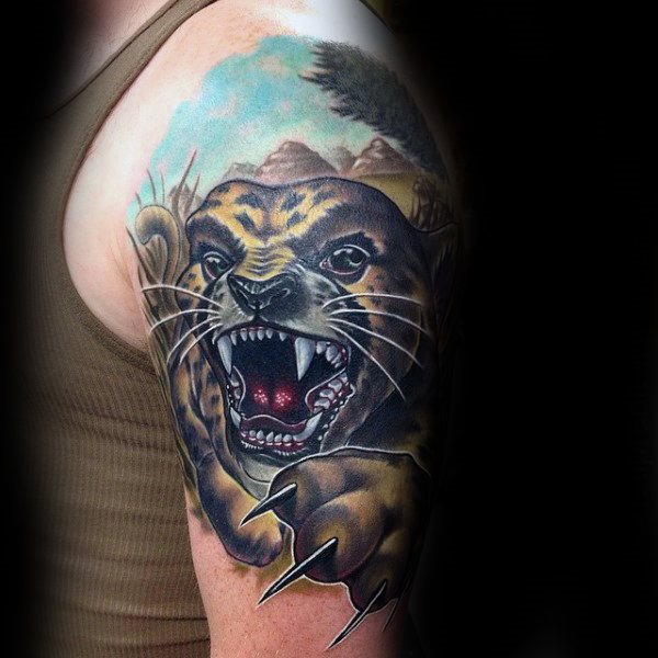tatuagem leopardo 323