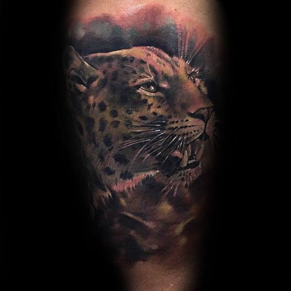 tatuagem leopardo 414