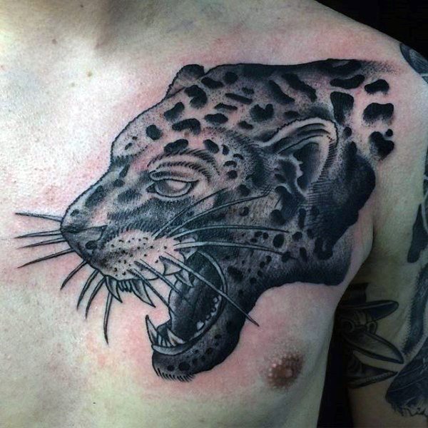 tatuagem leopardo 518
