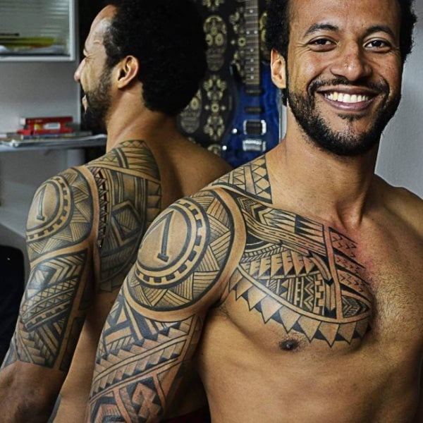 120 Tatuagens Maori (Com o significado)