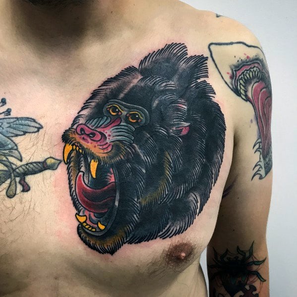 tatuagem babuino 07