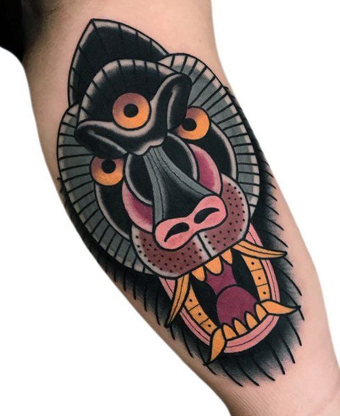 tatuagem babuino 103