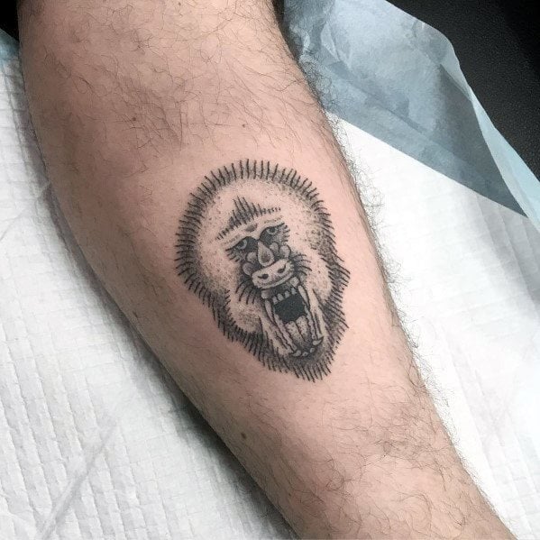 tatuagem babuino 117