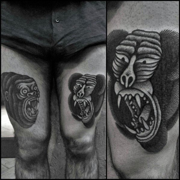tatuagem babuino 143
