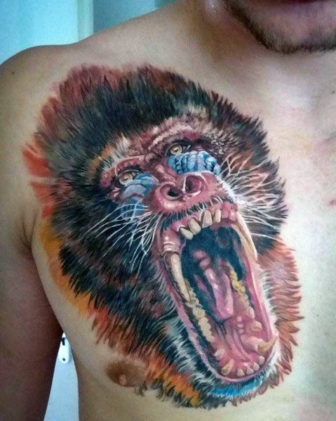 tatuagem babuino 21