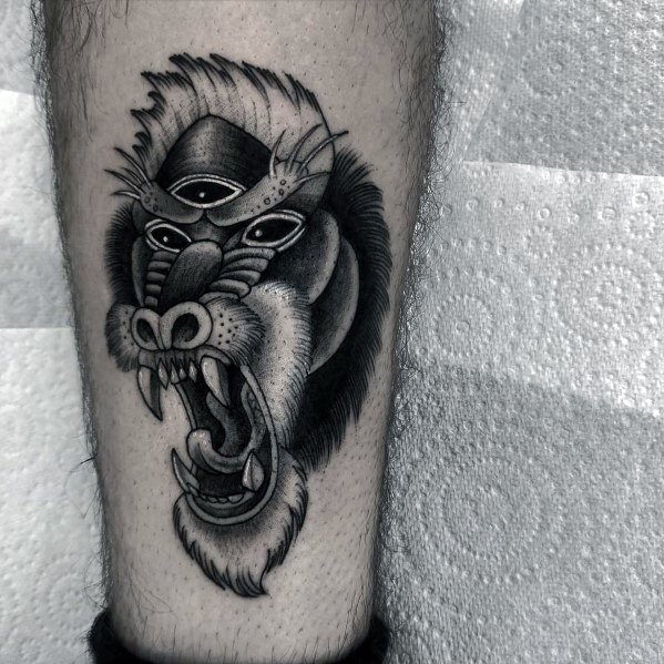 tatuagem babuino 73