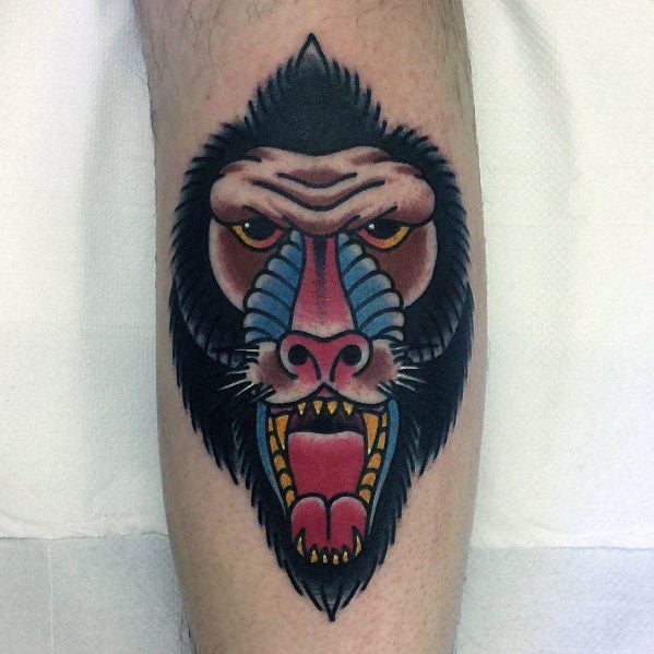 tatuagem babuino 83