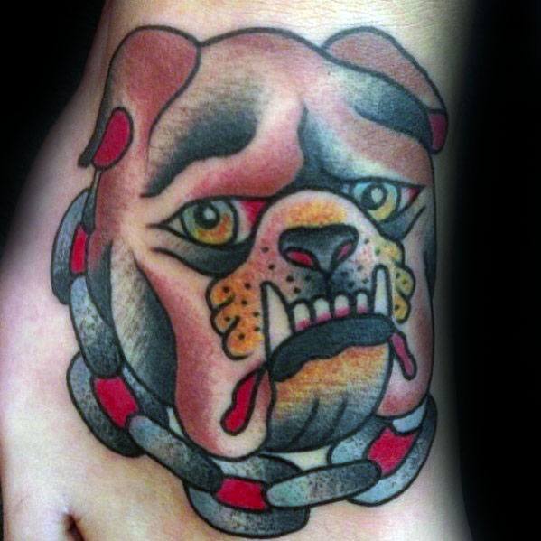 tatuagem bulldog 51