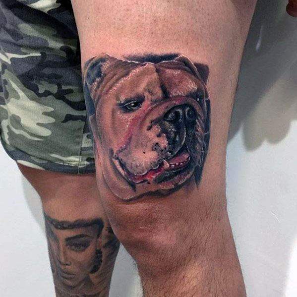 tatuagem bulldog 81
