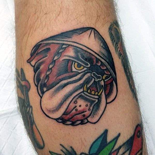 tatuagem bulldog 87