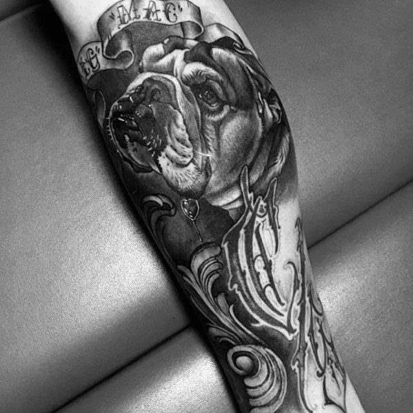 tatuagem bulldog 93