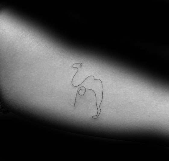 tatuagem camelo 47