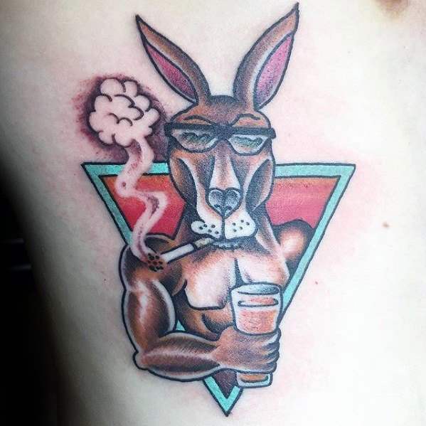tatuagem canguru 33