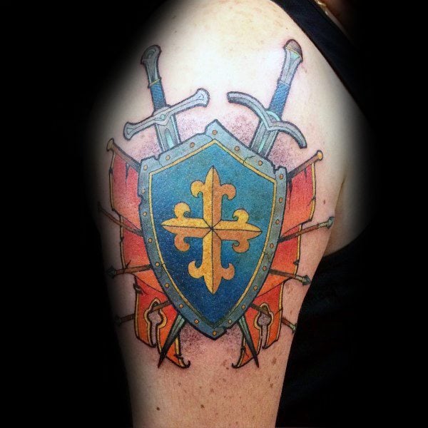 tatuagem escudo 101
