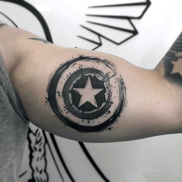 tatuagem escudo 123
