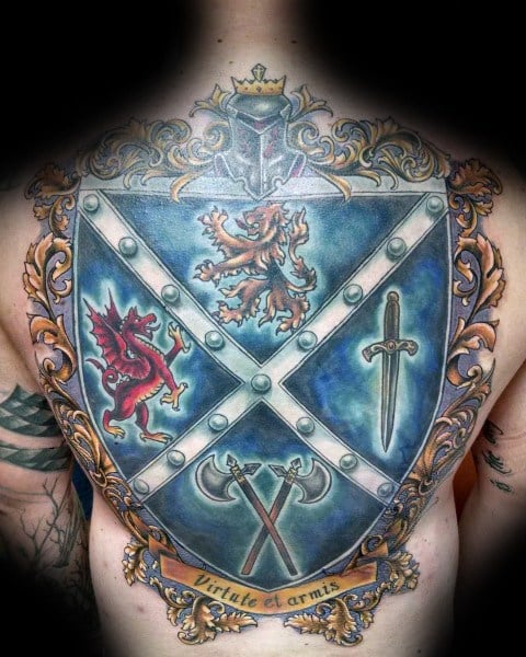 tatuagem escudo 13